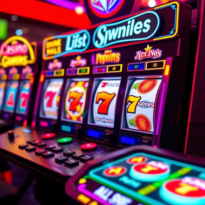 Colorful online pokies interface displaying multiple spinning reels and vibrant symbols