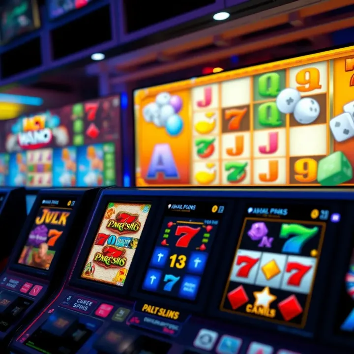 Selection of popular slot games available for free spins at Ricky Casino