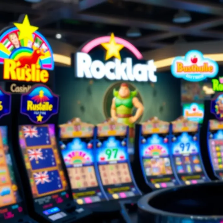 Colorful online casino slot games on RocketPlay platform with Australian theme
