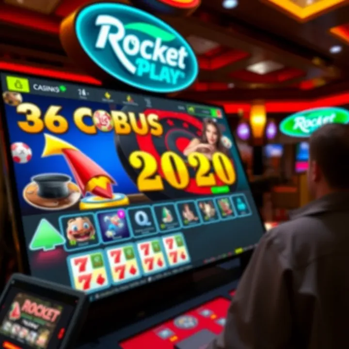 Illustration showing a vibrant casino interface highlighting bonus codes available for online players