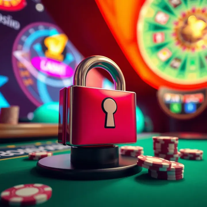 Secure padlock icon representing account protection and safety online