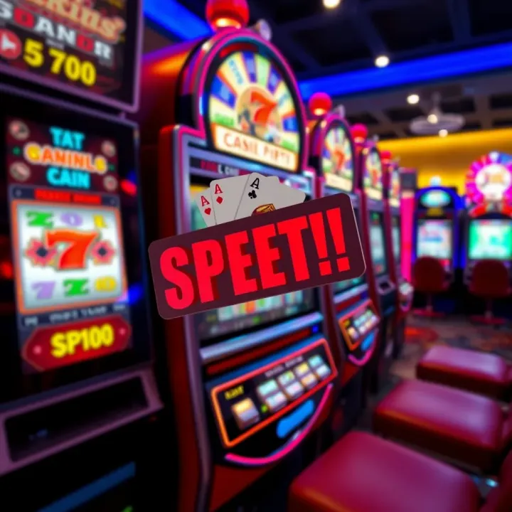 Illustration of a casino slot machine with promotional codes popping out