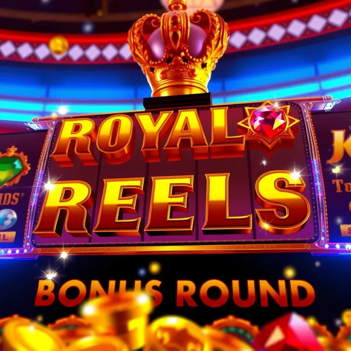 Bonus round feature in Royal Reels showing sparkling jewel symbols and multiplier effects