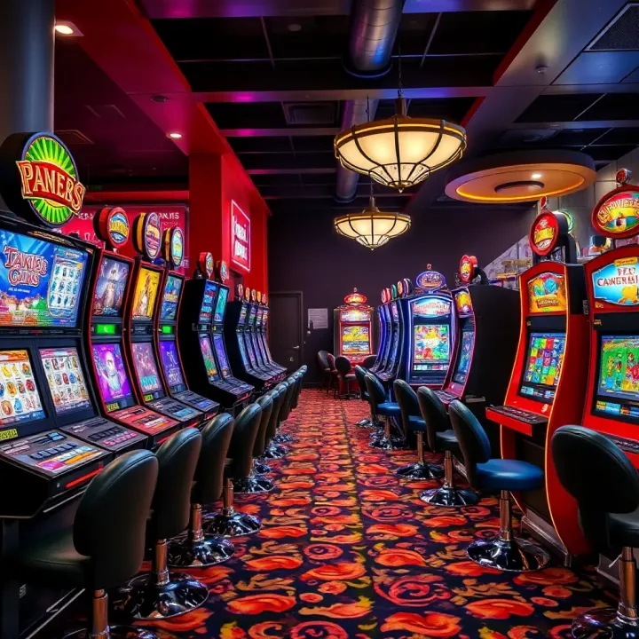 Variety of slot machines and table games available at Royal Reels Casino