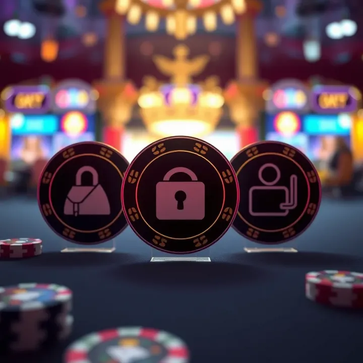 Secure and trustworthy symbols representing Skycrown Casino's safety measures and customer support services
