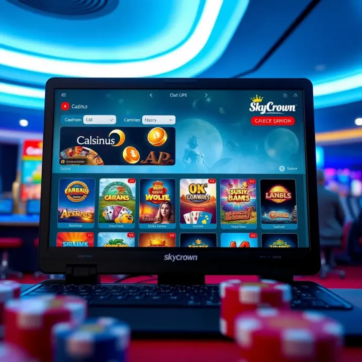 Online casino interface displaying a variety of game options available to Australian players