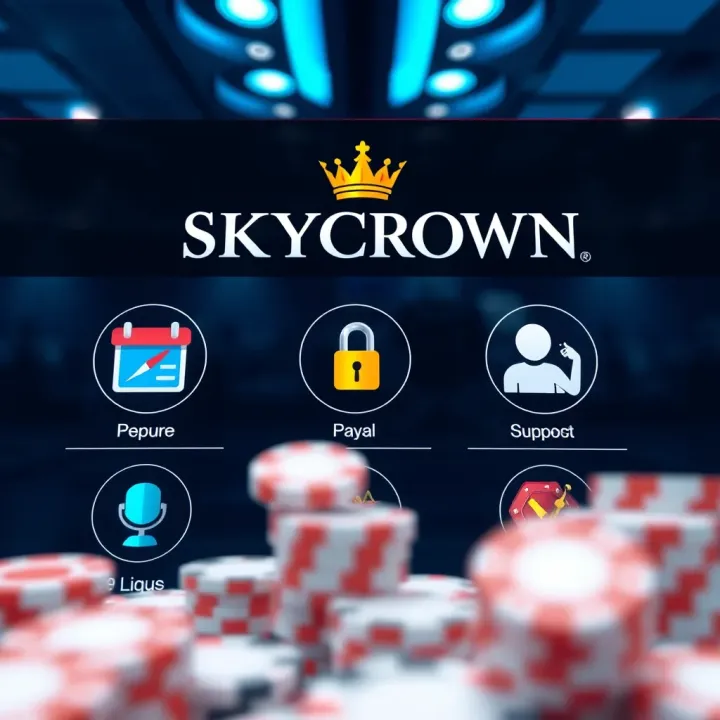 Secure online payment options and customer service icons indicating reliability
