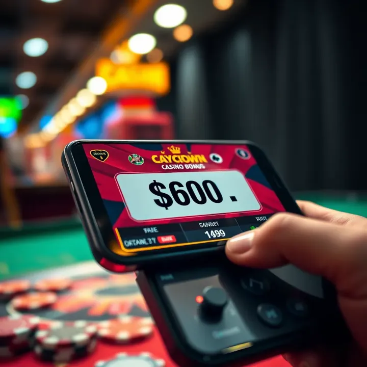 Illustration showing a digital code unlocking casino rewards on a mobile device