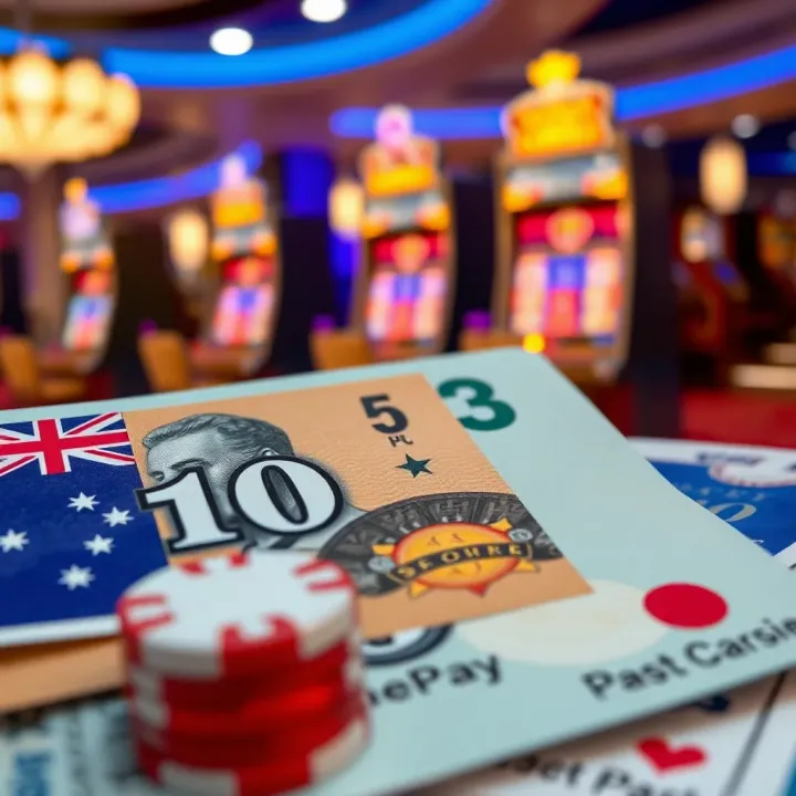 Australian dollar currency and payment icons representing secure and diverse deposit options