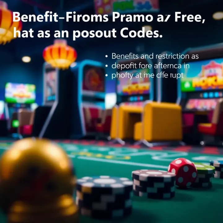 Visual representation of gaming benefits and restrictions linked to deposit-free offers