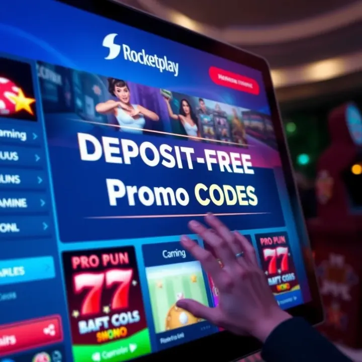 Illustration showing promotional codes being redeemed on a digital gaming platform interface