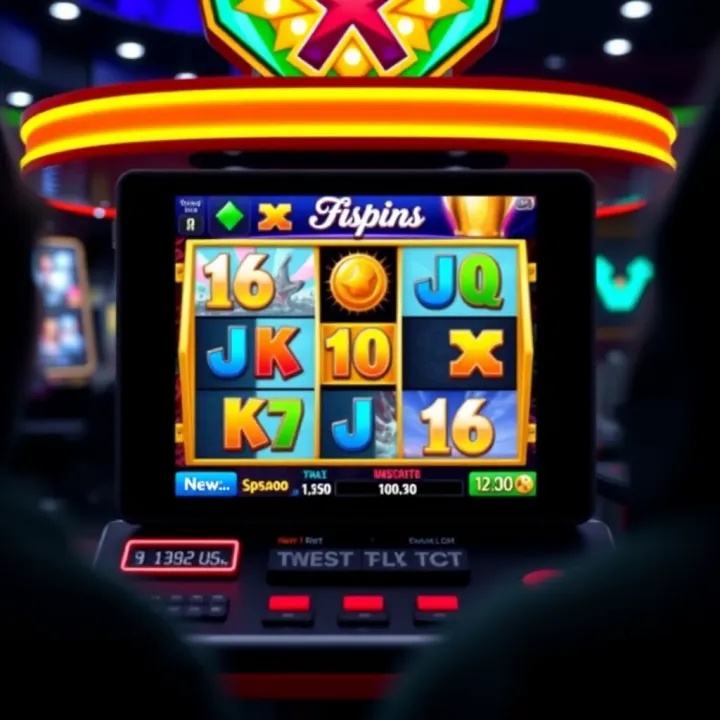 Colorful online pokies interface showcasing reels and bonus features on a digital casino screen