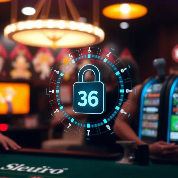 Secure digital lock symbolizing safety and encryption on online gaming platforms
