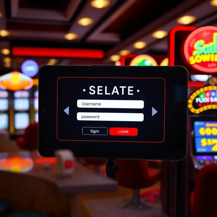 Secure Access to Pokies Net Login Secure login interface displaying username and password fields for online pokies access