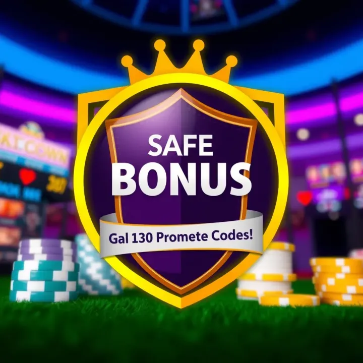 Graphic depicting safe bonus claiming with shield symbol and promotional codes