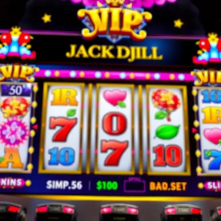 VIP Jackpot Jill online slot game interface showcasing reels and vibrant symbols